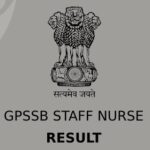 GPSSB Staff Nurse Result